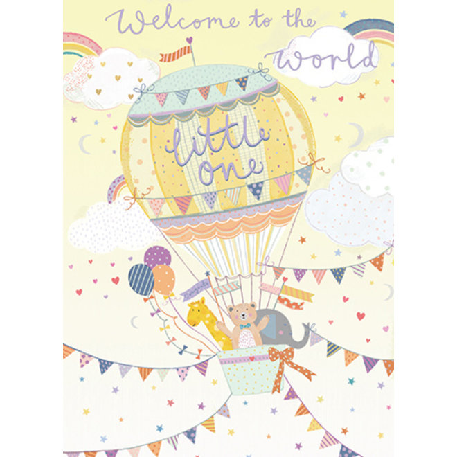 Baby Balloon New Baby Card