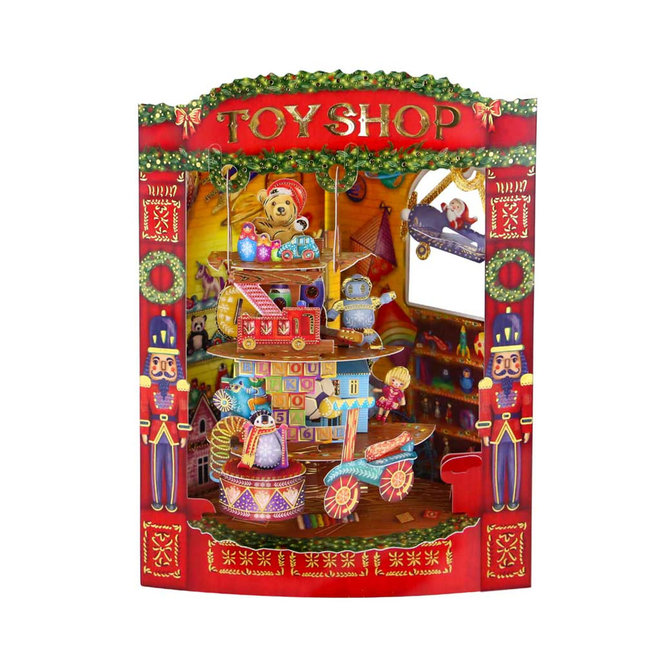 Christmas Toy Shop Swing Card