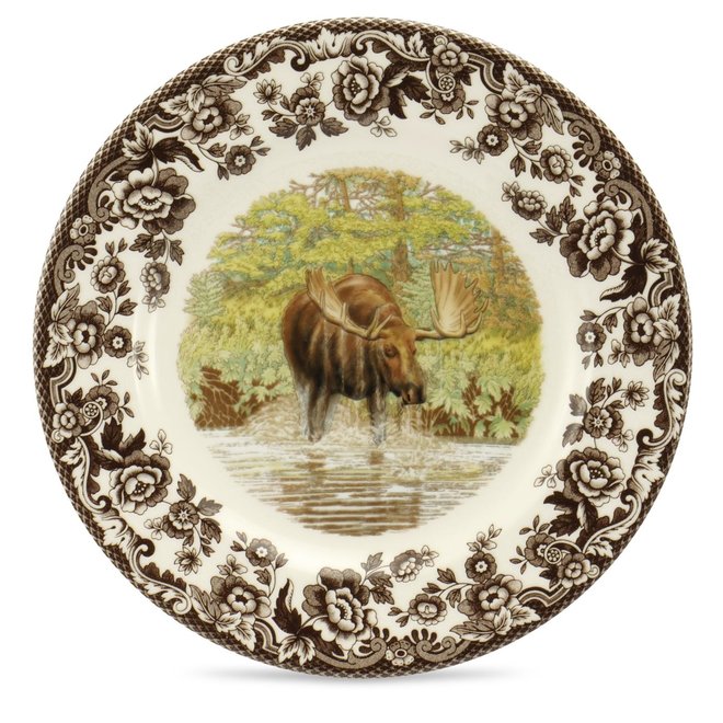 Woodland Salad Plate (Moose)