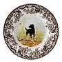 Woodland Dinner Plate (Black Labrador Retriever)