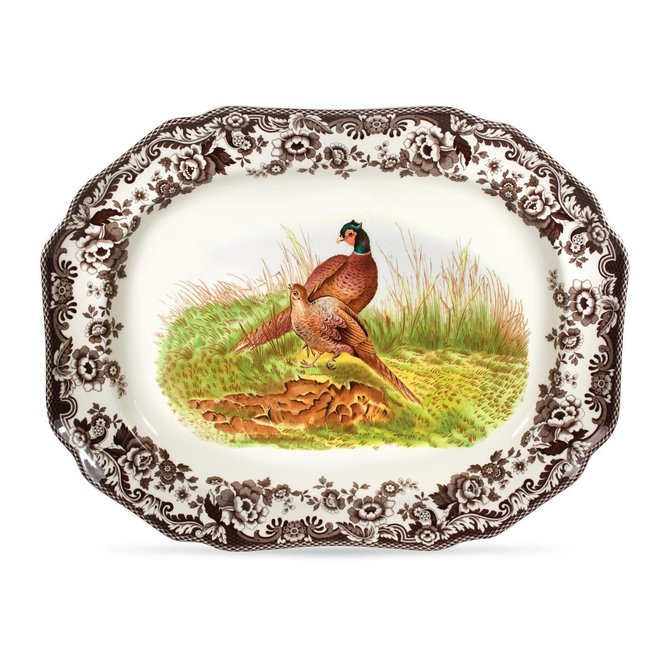 Woodland Octagonal Platter (Pheasant)