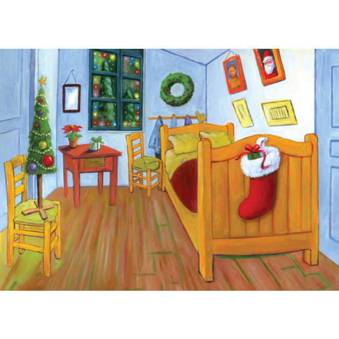 Van Gogh Deck the Arles Christmas Card