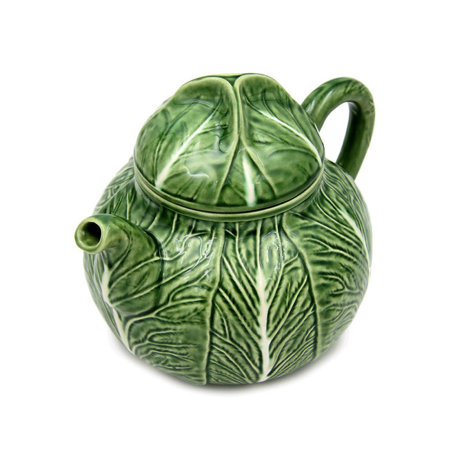Bordallo Pinheiro Cabbage Teapot