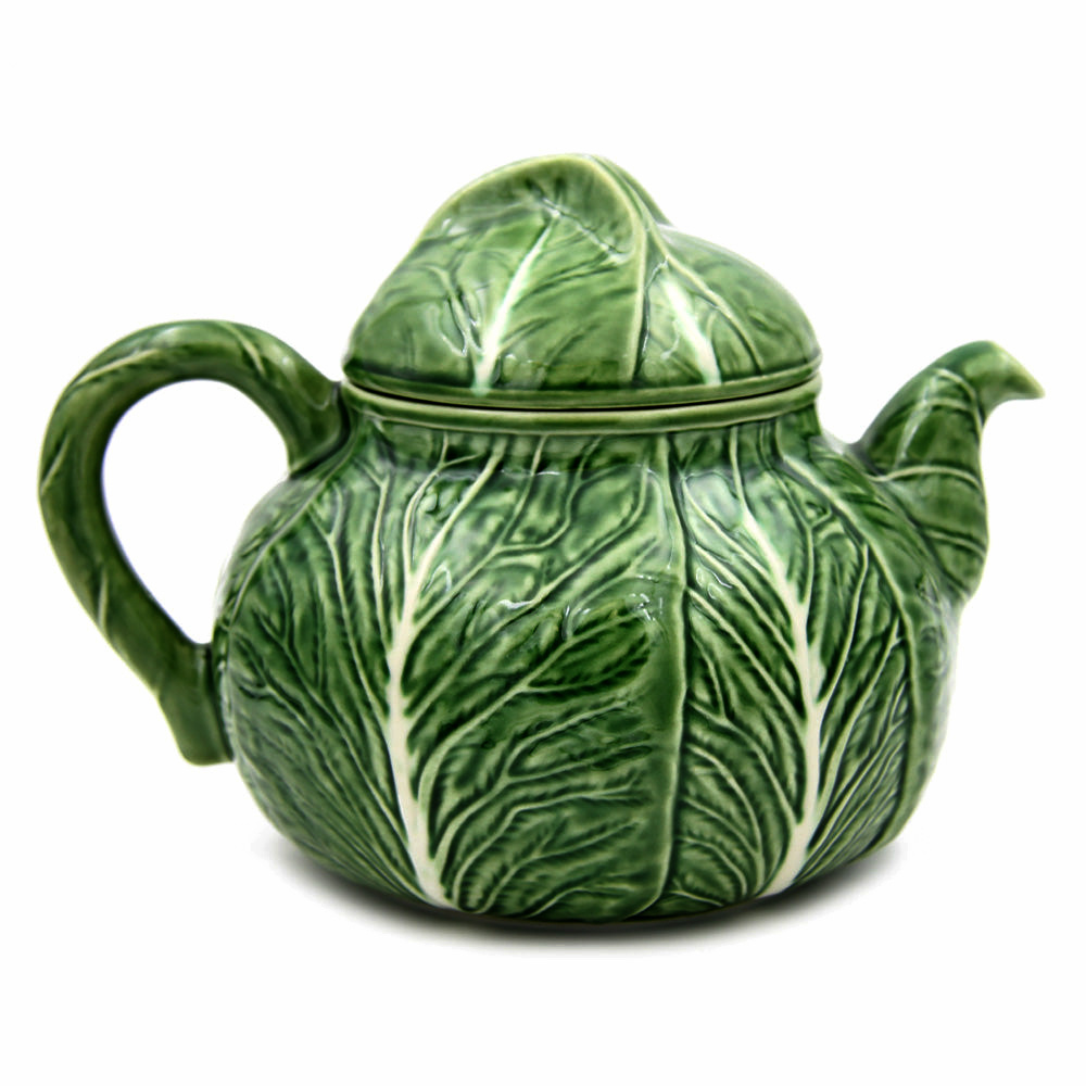 Vista Alegre Bordallo Pinheiro Cabbage Teapot - British Isles