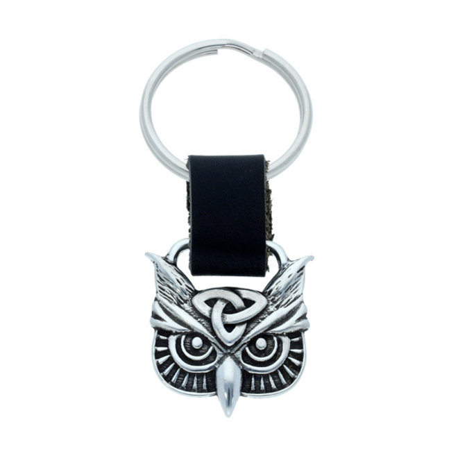 Viking Owl Keychain