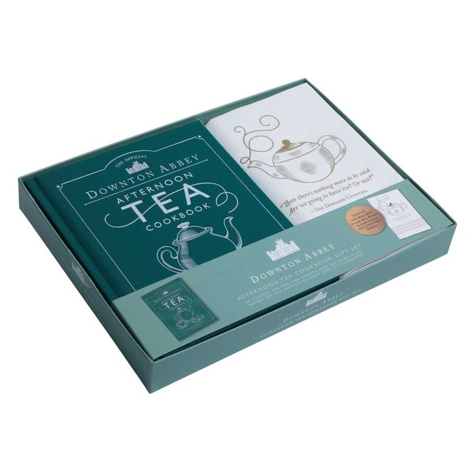 Downton Abbey Afternoon Tea Cookbook & Tea Towel Gift Set
