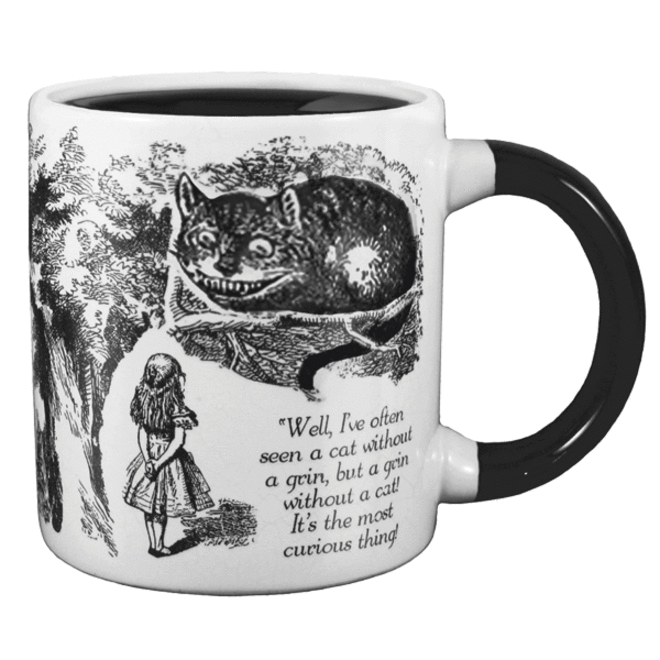 The Disappearing Cheshire Cat Heat Transforming Mug