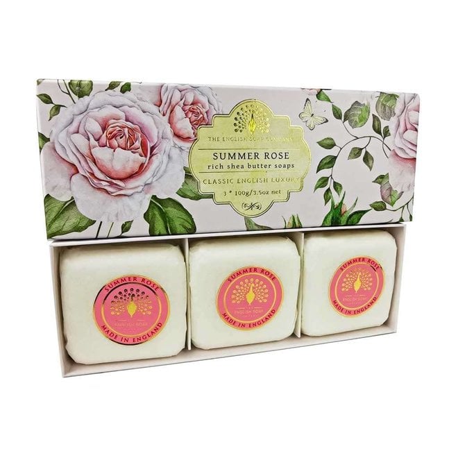 Summer Rose Hand Soap Gift Set