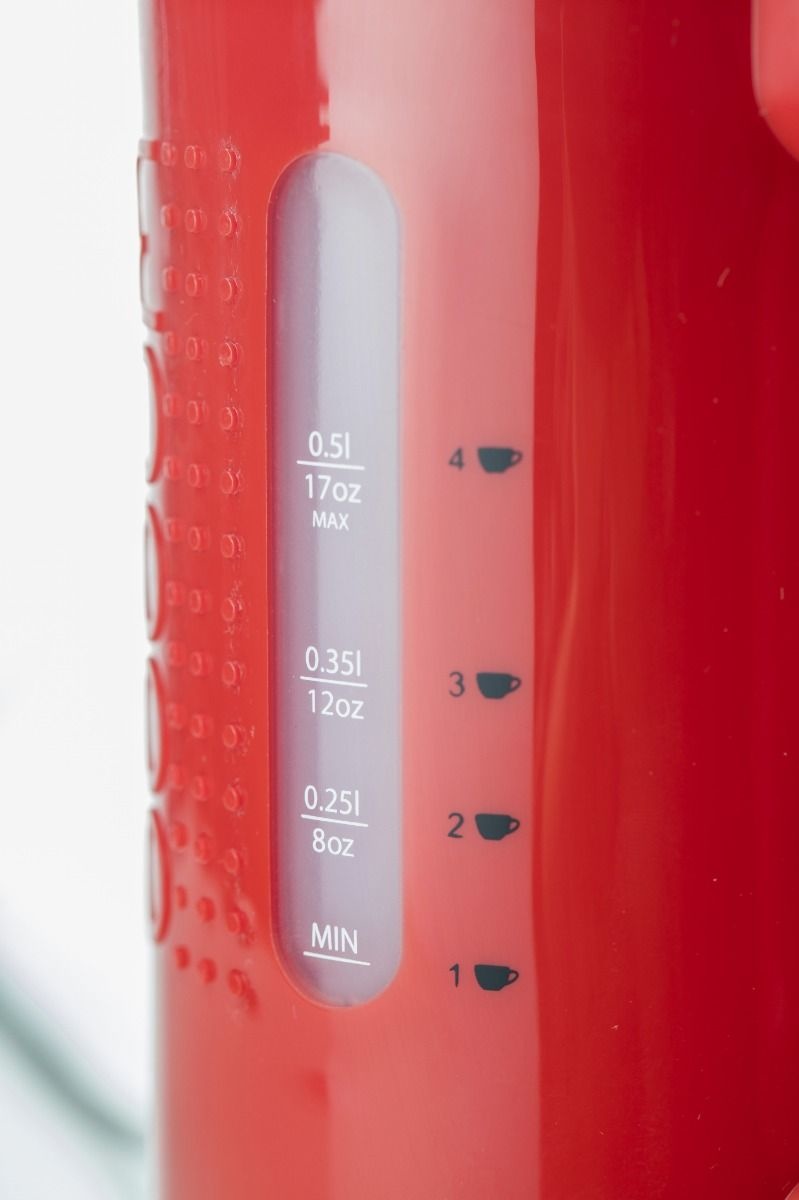 Bodum Bistro Electric Water Kettle Red 0.5 Liter - British Isles