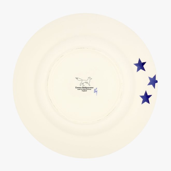 Blue Star Dinner Plate