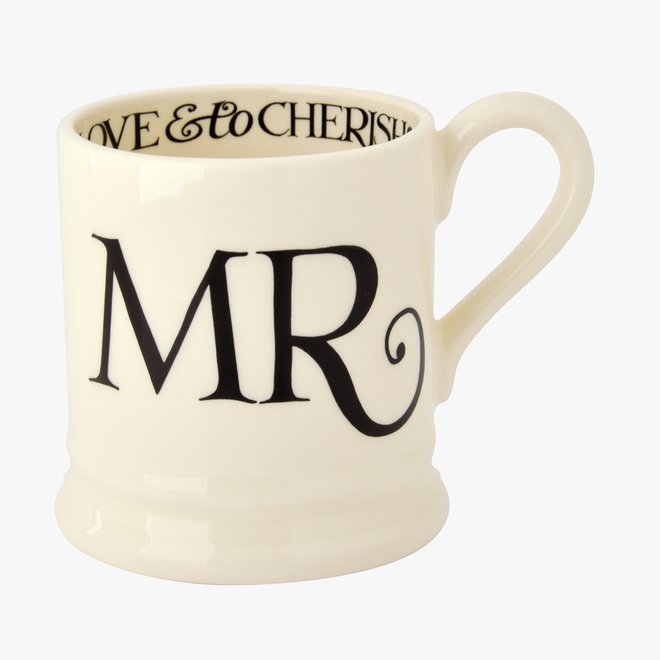 Black Toast Mr 1/2 Pint Mug