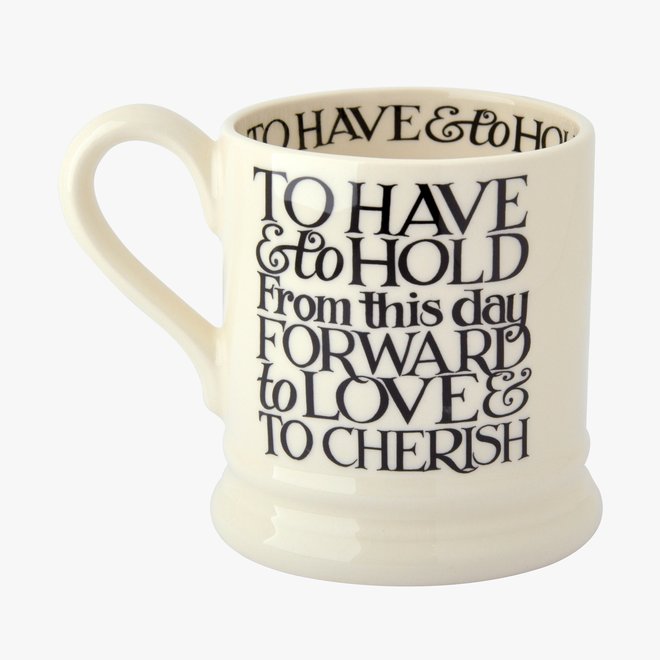 Black Toast Mr 1/2 Pint Mug
