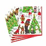 Caroling Pets Paper Luncheon Napkins