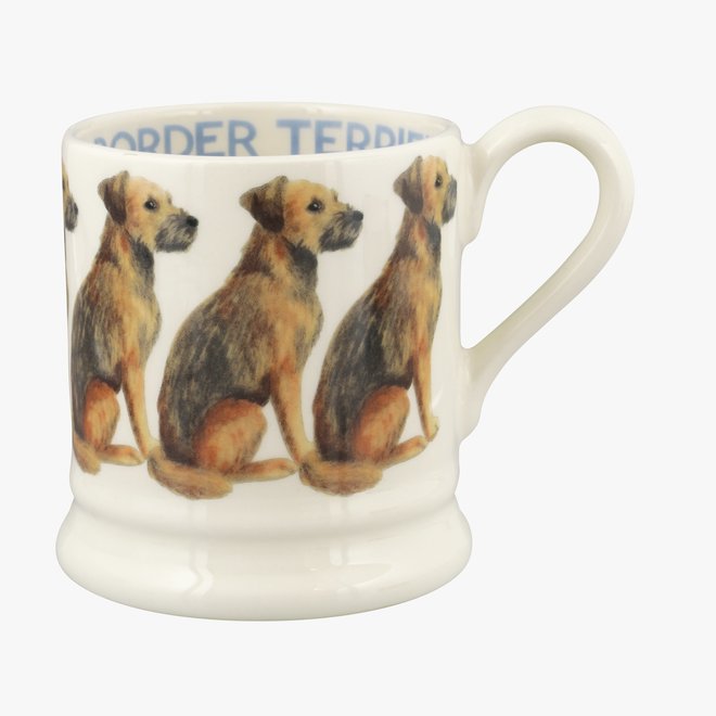 Dogs Border Terrier 1/2 Pint Mug