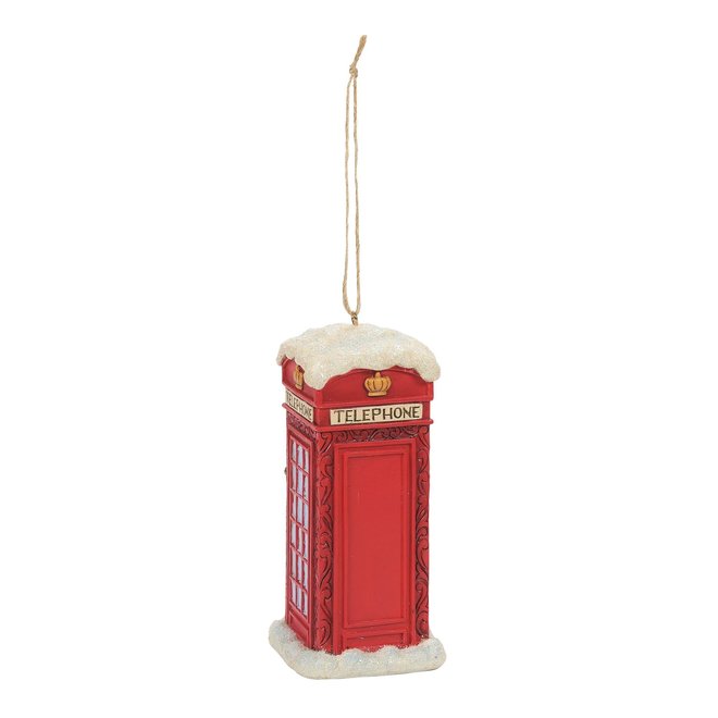 Jim Shore Christmas Phone Box Ornament