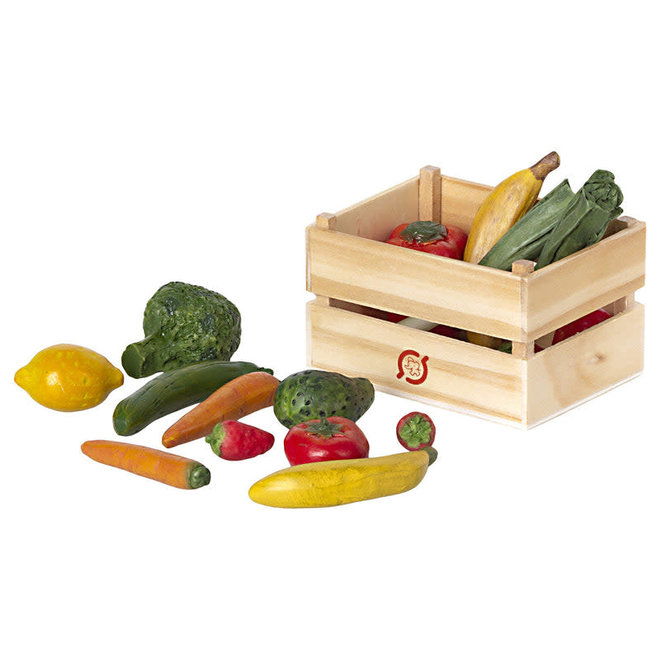 Crate of Veggies & Fruit