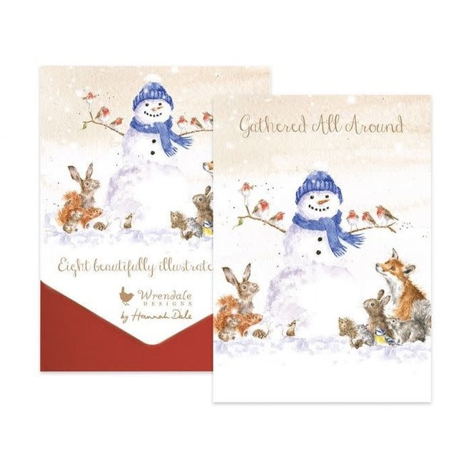 'Gathered All Around' Woodland Animals Christmas Card Pack