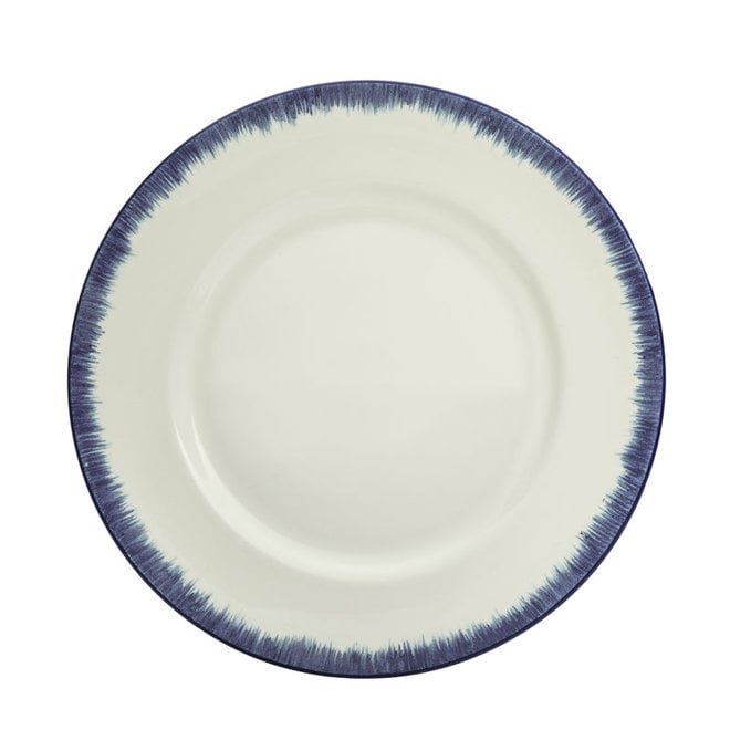 Nina Campbell Serengeti Feathered Dinner Plate