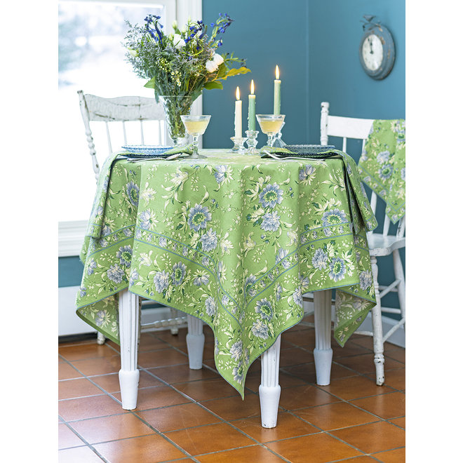 Music Square Tablecloth in Jade, 54" x 54"