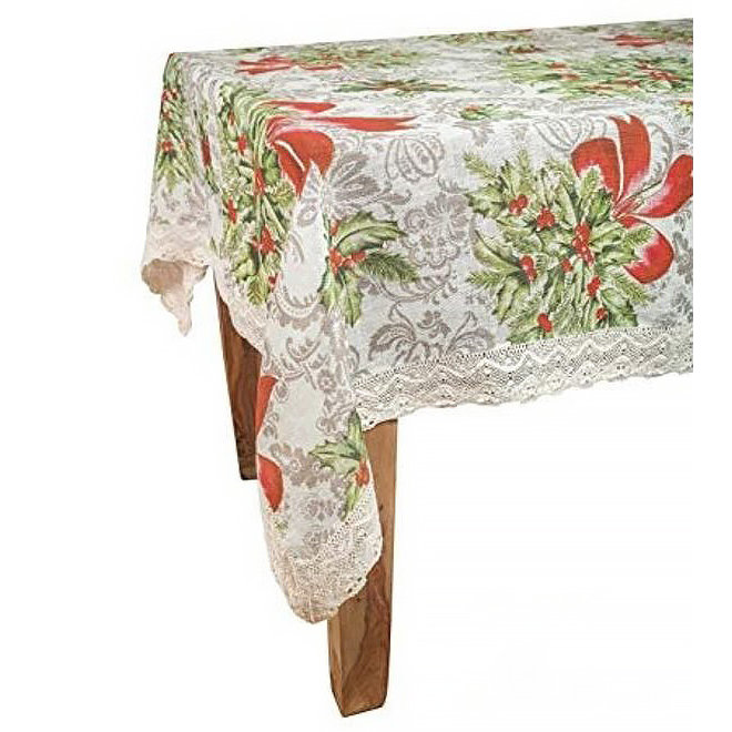 Deck the Holly Tablecloth (60" x 90")