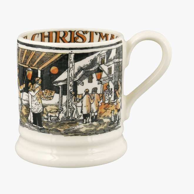The Night Sky Christmas Caroling 1/2 Pint Mug