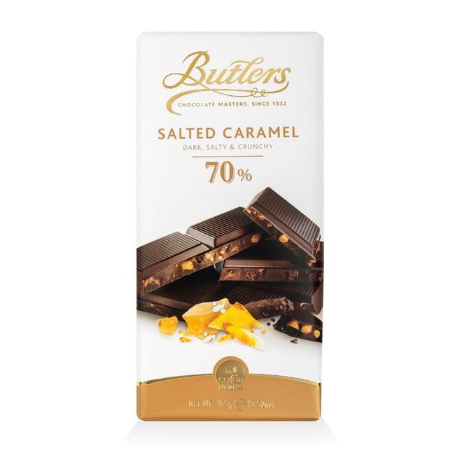 Butlers Dark Chocolate Salted Caramel Bar 100g
