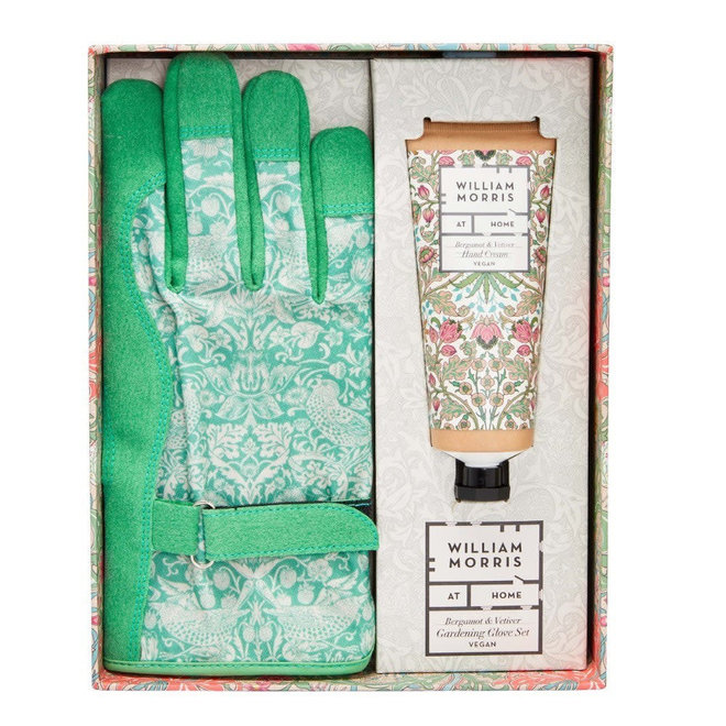 William Morris at Home Gardening Glove Set (Bergamot & Vetiver)