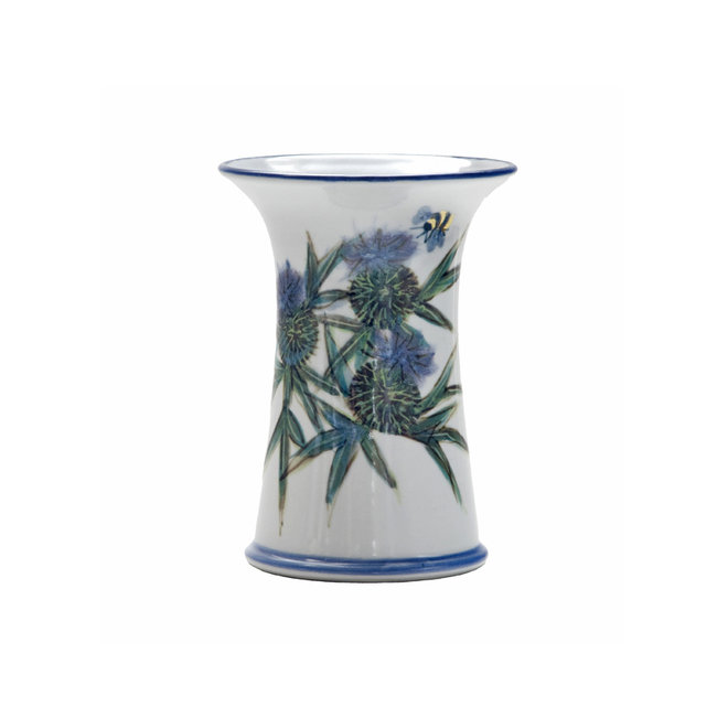 Highland Stoneware Thistle Small Cylinder Vase