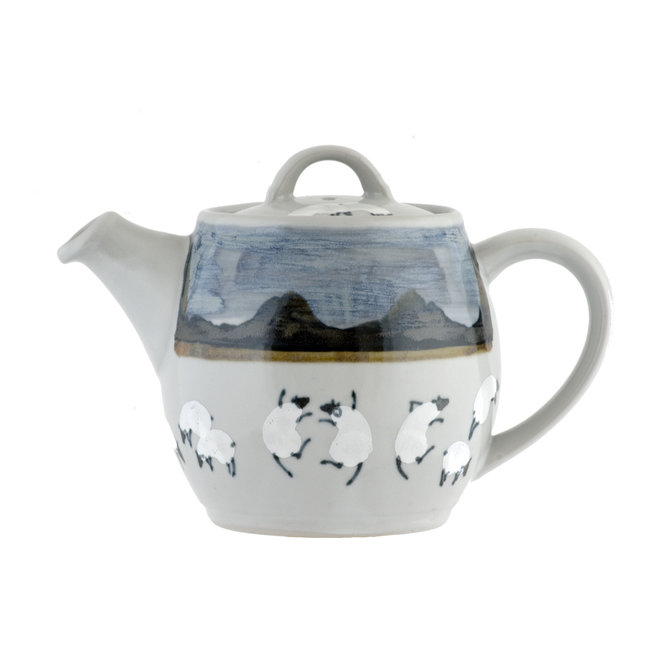 Highland Stoneware Teapot (Sheep)