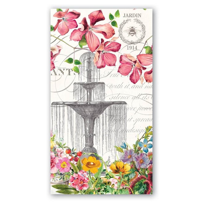 In the Garden Paper Hostess Napkin