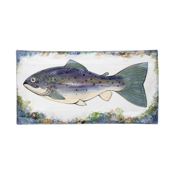 Highland Stoneware Rectangle Dish (Fish)