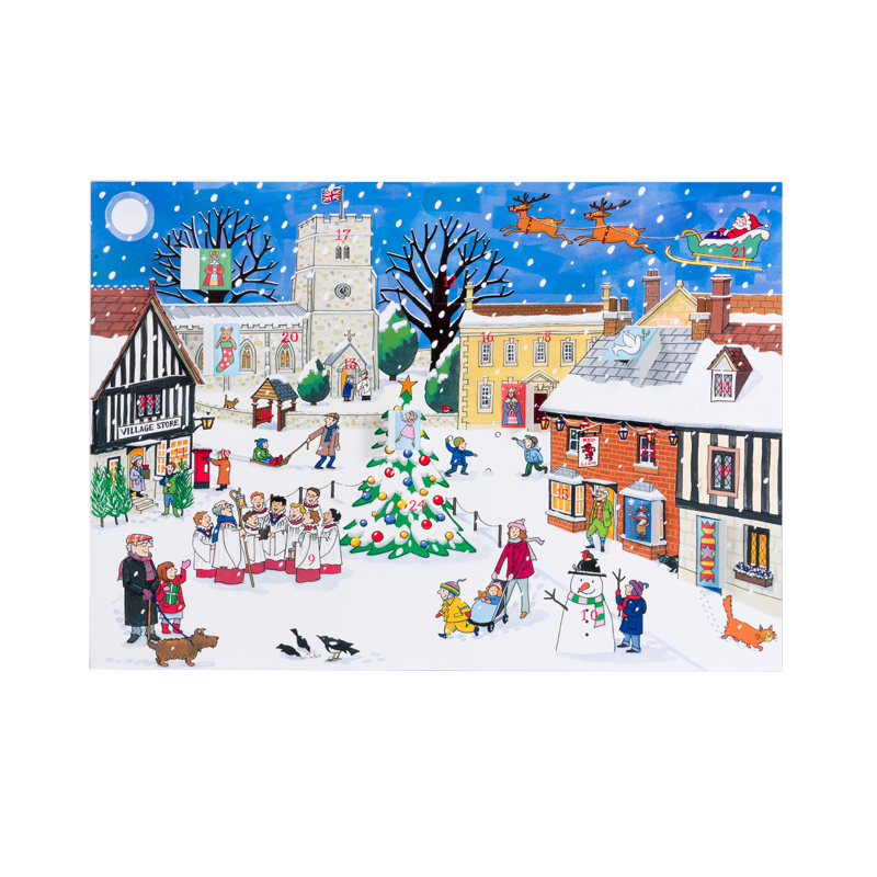 Alison Gardiner Christmas in the Village Advent Calendar British Isles