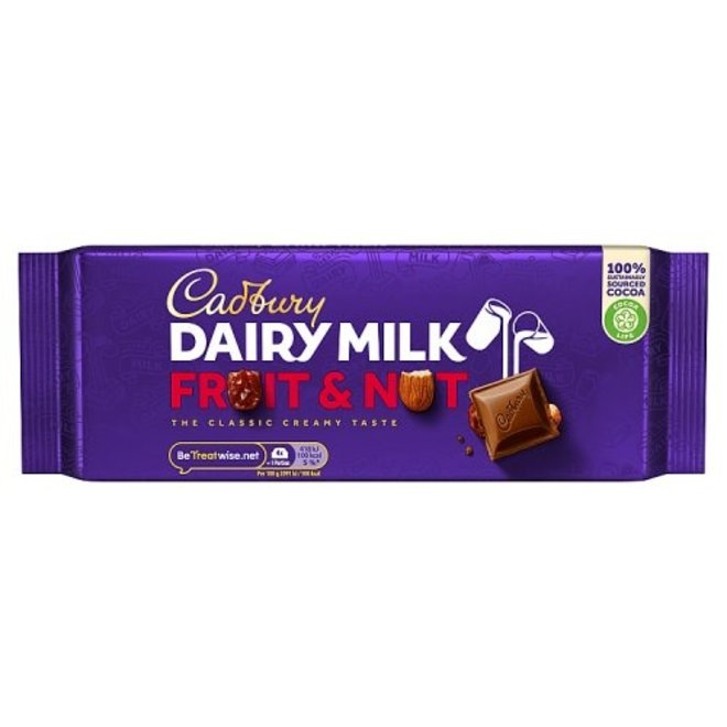 Cadbury Dairy Milk Fruit & Nut Bar 54g