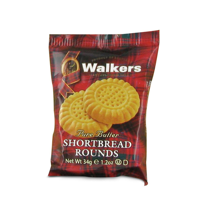Walkers Pure Butter Shortbread Rounds 2 Pack