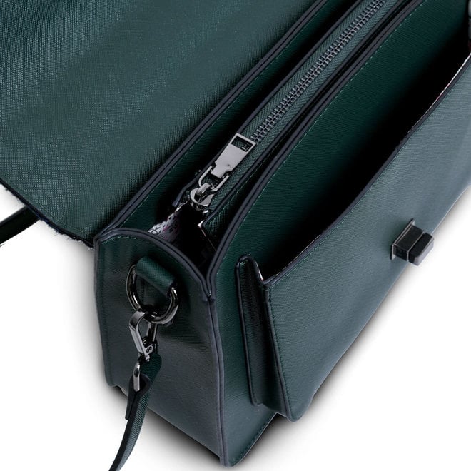 Harris Tweed Black Watch Tartan Large Satchel