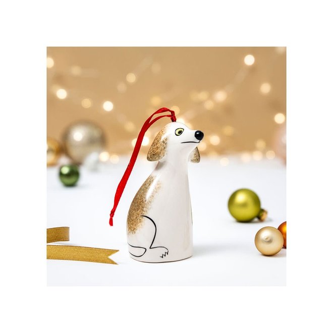 Scruffy Dog Christmas Ornament