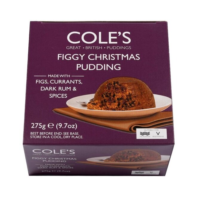 Cole's Figgy Christmas Pudding 275g