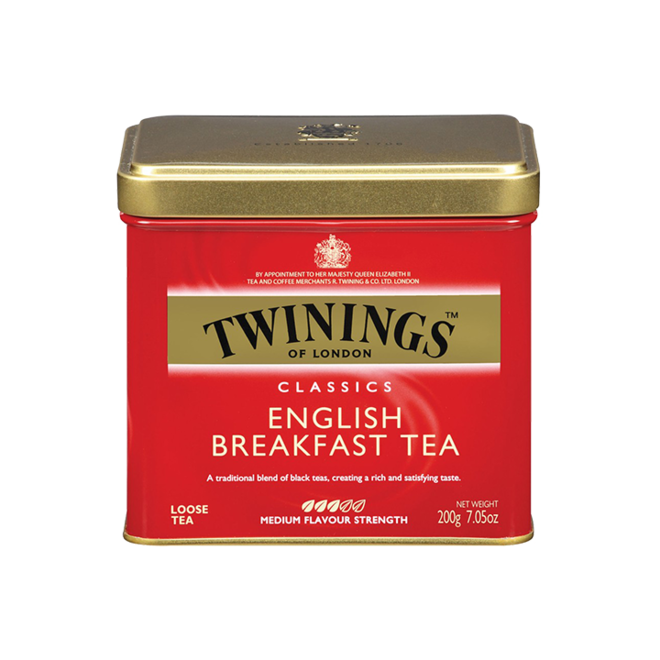 Twinings English Breakfast Loose Tin 200g