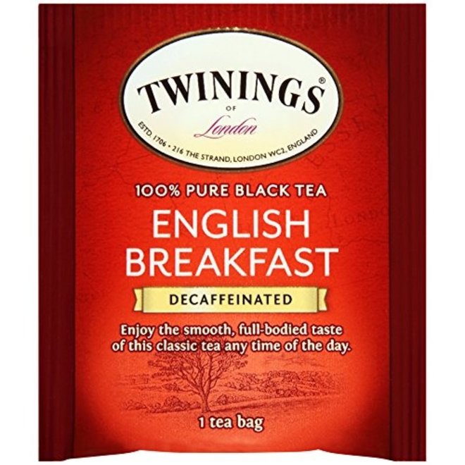 Twinings English Breakfast Decaf 25s