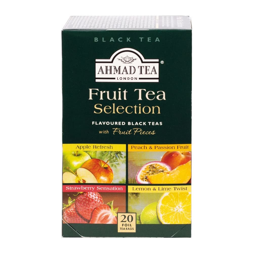 Ahmad Tea's Raspberry Indulgence Flavored Black Tea Bags - 20 count