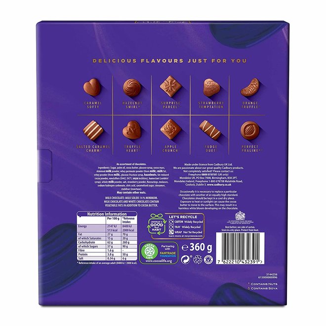 Cadbury Milk Tray Box 312g
