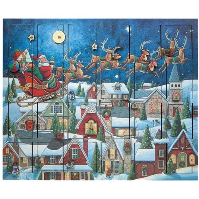 Santa's Sleigh Musical Advent Calendar