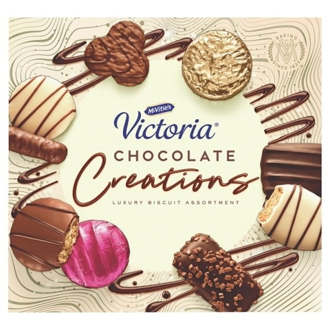 McVities Victoria Chocolate Creations Luxury Biscuit Assortment Box 400g