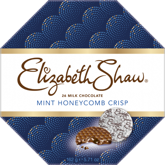 Elizabeth Shaw Milk Chocolate Mint Honeycomb Crisp