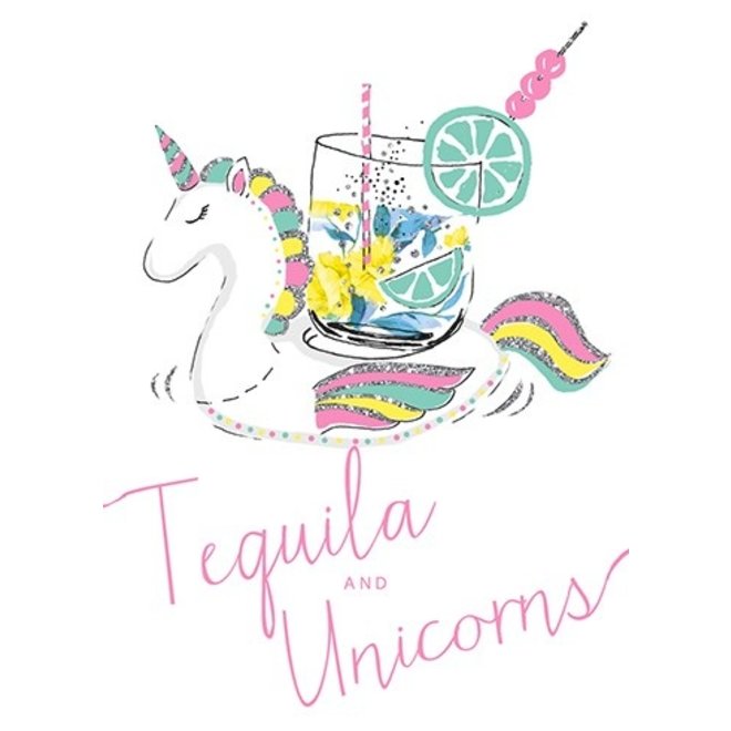 Tequila & Unicorns Thank You Card