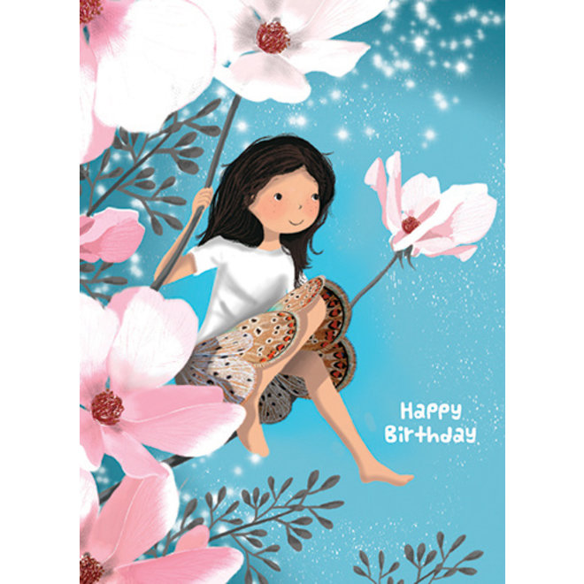 Flower Fairy Birthday Card