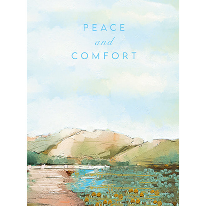 Hills Peace & Comfort Sympathy Card