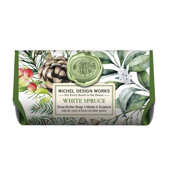 Michel White Spruce Large Bath Bar Soap