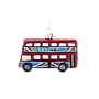 Double Decker Glass Ornament