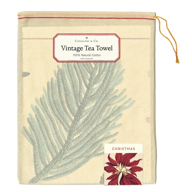 Christmas Botanicals Tea Towel